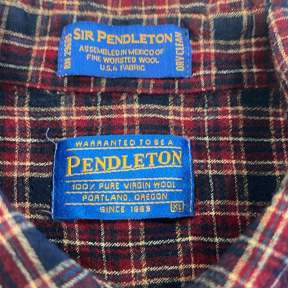 B0301 Pendleton "Sir Pendleton" RN29685 Size XL - EUC - Picture 4 of 7